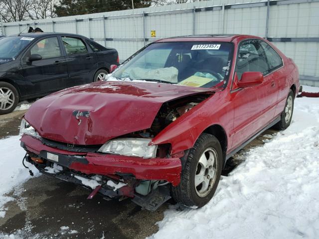 1HGCD7207VA020224 - 1997 HONDA ACCORD SE RED photo 2