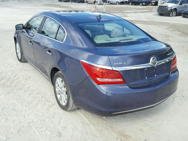 1G4GA5GR6EF100004 - 2014 BUICK LACROSSE BLUE photo 3