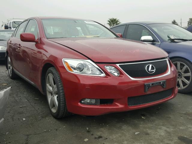 JTHBE96S470026052 - 2007 LEXUS GS 350 RED photo 1