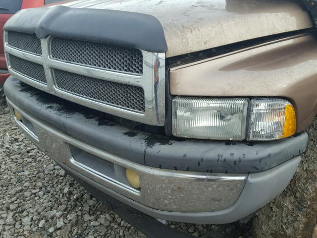 3B7KF23631G704936 - 2001 DODGE RAM 2500 BROWN photo 9