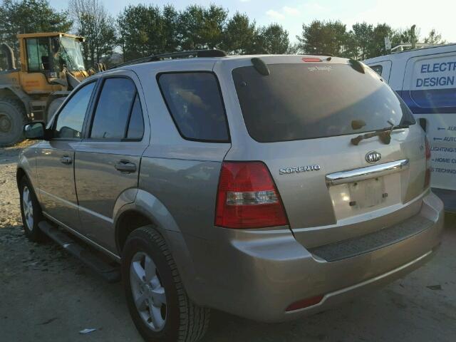 KNDJC736775673109 - 2007 KIA SORENTO EX GOLD photo 3