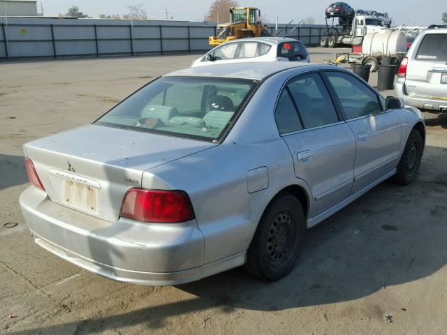 4A3AA46G93E105346 - 2003 MITSUBISHI GALANT ES SILVER photo 4