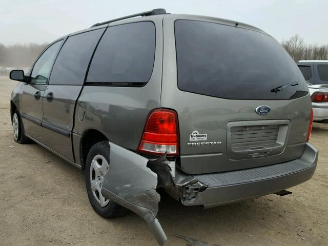 2FMZA51626BA47974 - 2006 FORD FREESTAR S GRAY photo 3