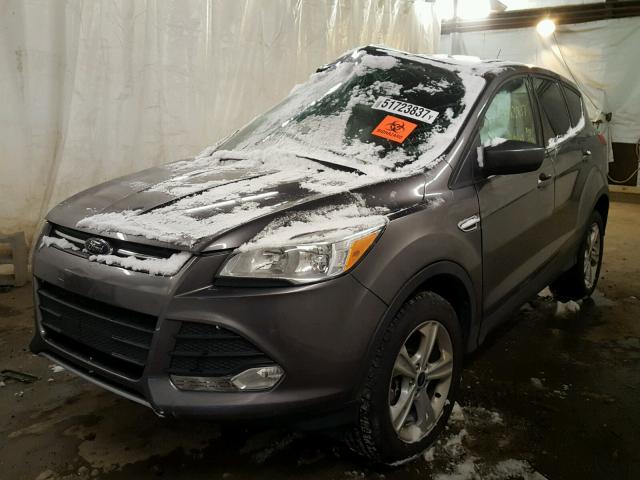 1FMCU9G98EUB42201 - 2014 FORD ESCAPE SE GRAY photo 2