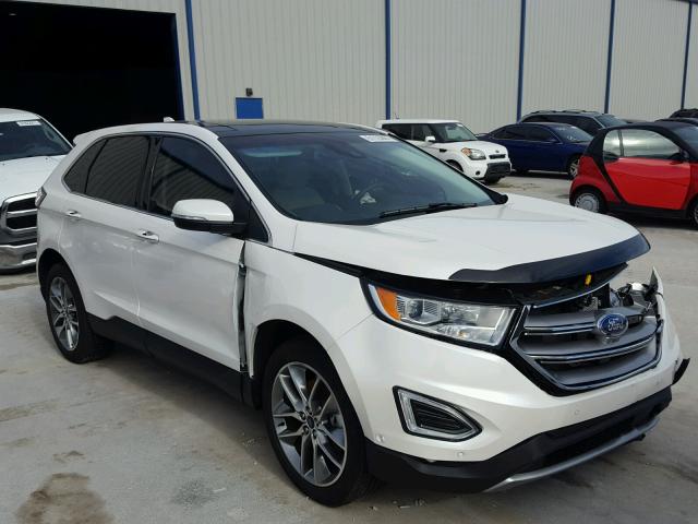 2FMPK3K89GBB76935 - 2016 FORD EDGE TITAN WHITE photo 1