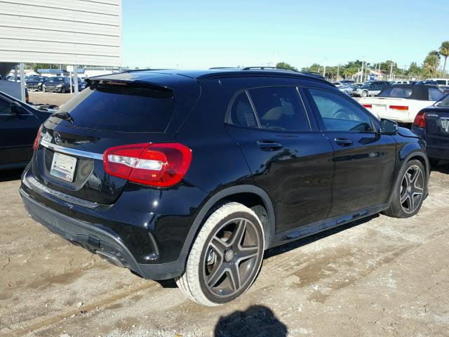 WDCTG4EB5GJ228892 - 2016 MERCEDES-BENZ GLA 250 BLACK photo 4