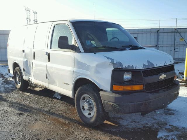 1GCGG25V161106518 - 2006 CHEVROLET EXPRESS G2 WHITE photo 1