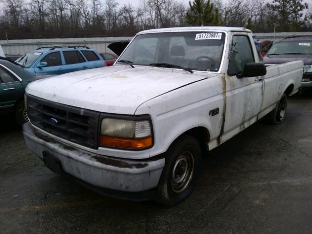 1FTDF15Y7SNA11099 - 1995 FORD F150 WHITE photo 2