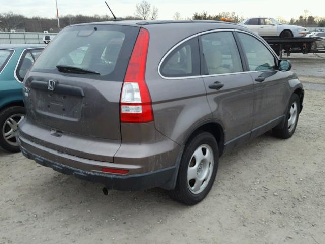 3CZRE3H3XBG701002 - 2011 HONDA CR-V LX BROWN photo 4