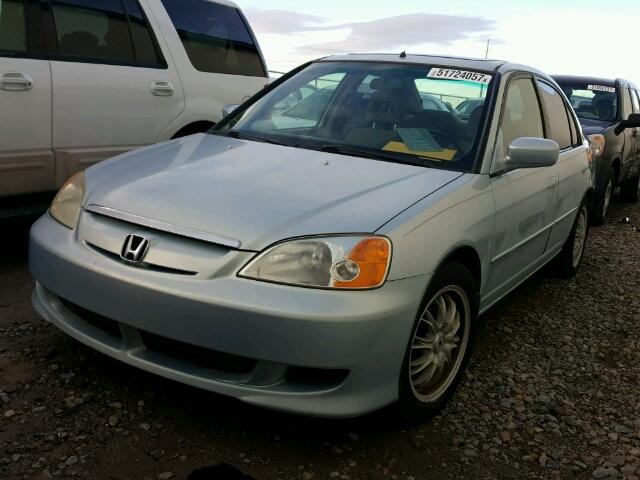 JHMES96623S000878 - 2003 HONDA CIVIC HYBR SILVER photo 2