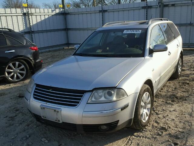 WVWVD63B33E213199 - 2003 VOLKSWAGEN PASSAT GLS SILVER photo 2