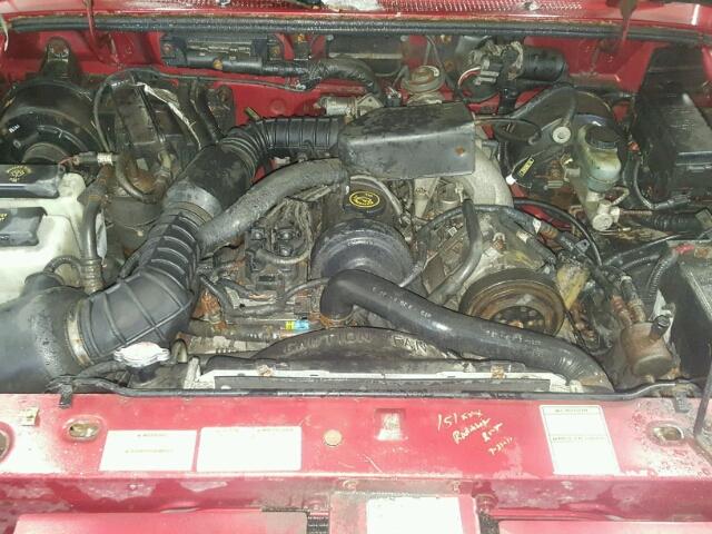 1FTCR10A8VTA66402 - 1997 FORD RANGER MAROON photo 7