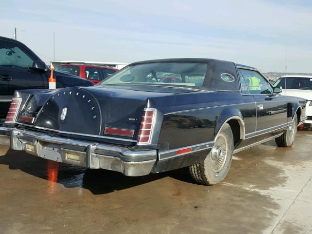 9Y89S740931 - 1979 LINCOLN CONTINENTA BLACK photo 4