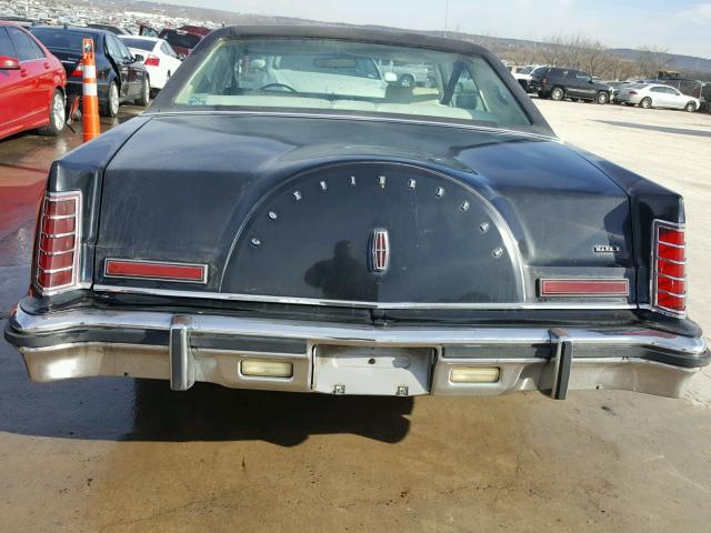 9Y89S740931 - 1979 LINCOLN CONTINENTA BLACK photo 9