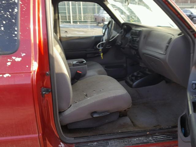 1FTZR15E52TA74815 - 2002 FORD RANGER SUP RED photo 5