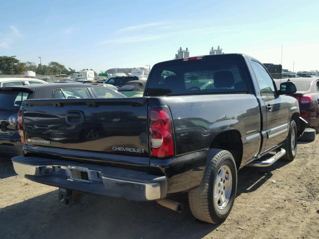 1GCEC14TX4Z183383 - 2004 CHEVROLET SILVERADO BLACK photo 4