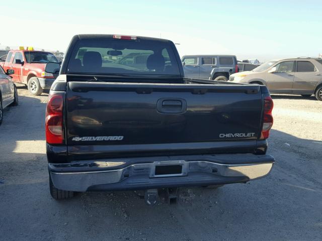 1GCEC14TX4Z183383 - 2004 CHEVROLET SILVERADO BLACK photo 6