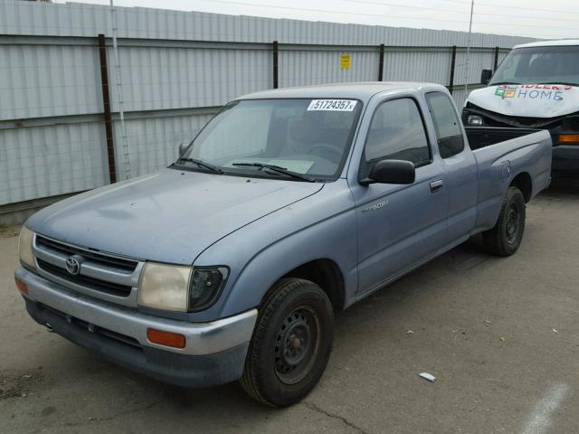 4TAVN52N2VZ228058 - 1997 TOYOTA TACOMA XTR BLUE photo 2