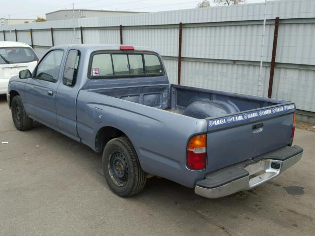 4TAVN52N2VZ228058 - 1997 TOYOTA TACOMA XTR BLUE photo 3