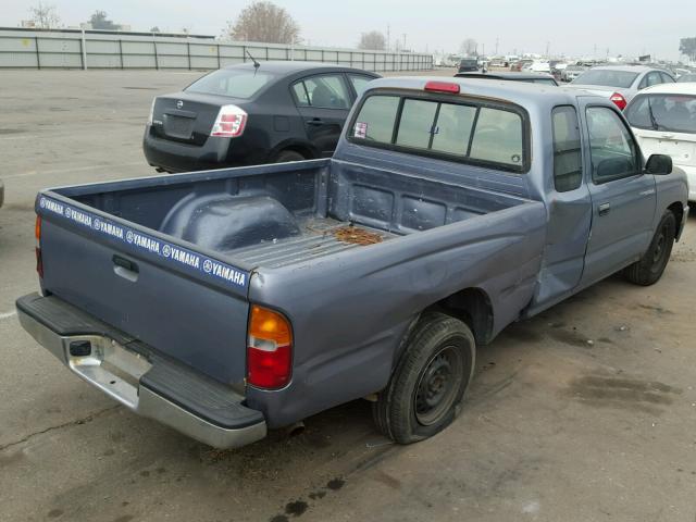 4TAVN52N2VZ228058 - 1997 TOYOTA TACOMA XTR BLUE photo 4