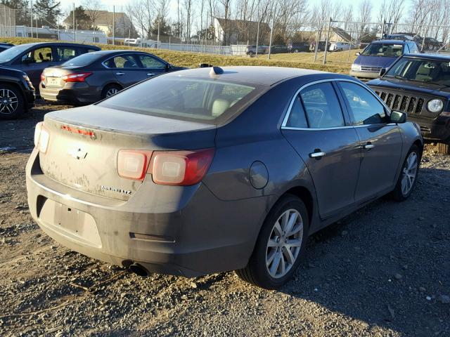 1G11H5SA4DF308560 - 2013 CHEVROLET MALIBU LTZ CHARCOAL photo 4