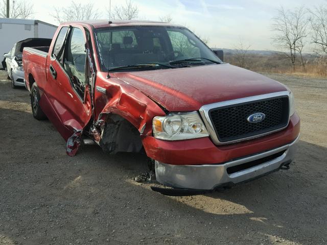 1FTPX14V18FA12804 - 2008 FORD F150 RED photo 1