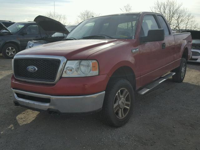 1FTPX14V18FA12804 - 2008 FORD F150 RED photo 2