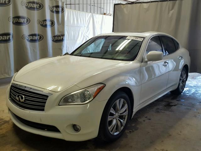 JN1BY1AP7CM332665 - 2012 INFINITI M37 WHITE photo 2