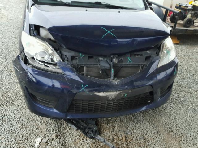 JM1CR29L190346065 - 2009 MAZDA 5 BLUE photo 9