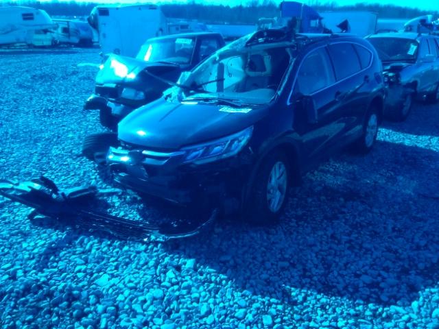 2HKRM3H7XGH529578 - 2016 HONDA CR-V EXL MAROON photo 2