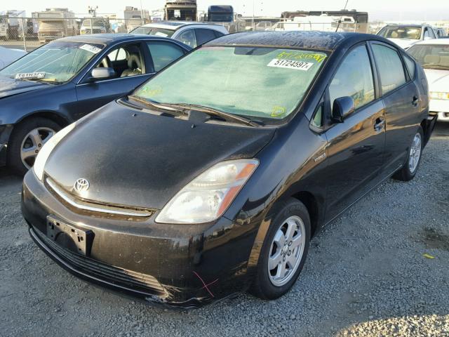 JTDKB20U267516507 - 2006 TOYOTA PRIUS BLACK photo 2