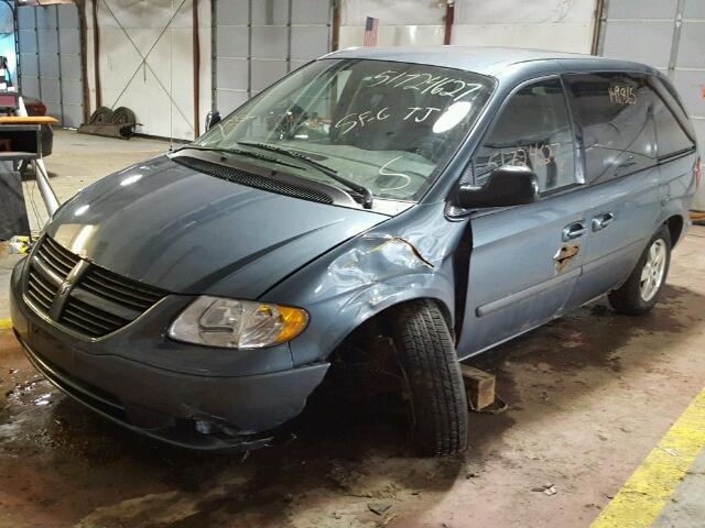 1D4GP45R36B533100 - 2006 DODGE CARAVAN SX TAN photo 2