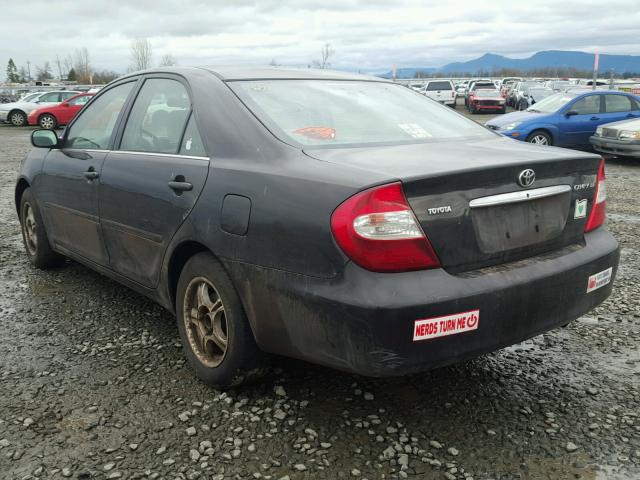 JTDBE32K620094804 - 2002 TOYOTA CAMRY LE PURPLE photo 3