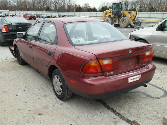 JM1BB1414T0336248 - 1996 MAZDA PROTEGE DX MAROON photo 3