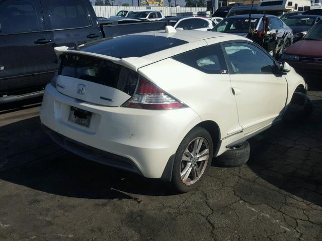 JHMZF1C66BS011621 - 2011 HONDA CR-Z EX WHITE photo 4