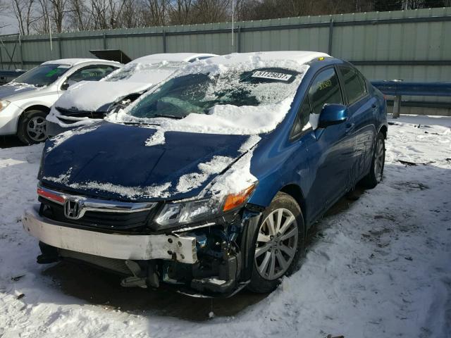 2HGFB2F87CH541920 - 2012 HONDA CIVIC EX 蓝色 照片 2