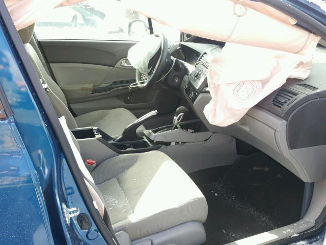 2HGFB2F87CH541920 - 2012 HONDA CIVIC EX 蓝色 照片 5