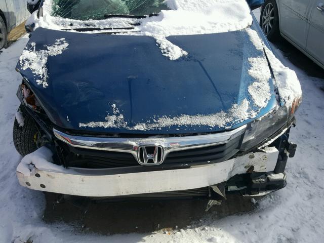 2HGFB2F87CH541920 - 2012 HONDA CIVIC EX 蓝色 照片 7
