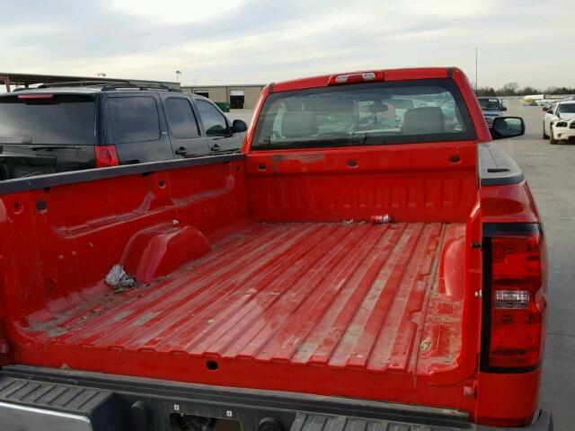 1GC0CUEG1GZ305629 - 2016 CHEVROLET SILVERADO RED photo 6