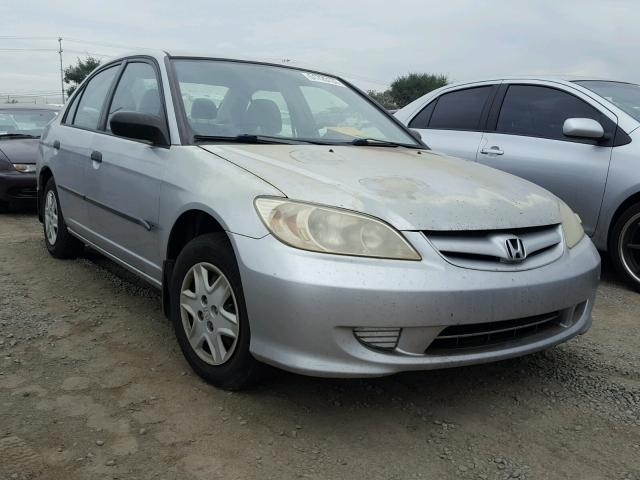 2HGES16384H573321 - 2004 HONDA CIVIC DX V SILVER photo 1