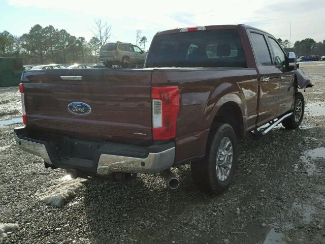 1FT7W2A62HEB98820 - 2017 FORD F250 SUPER RED photo 4