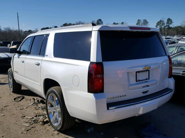 1GNSKJKC8GR216823 - 2016 CHEVROLET SUBURBAN K WHITE photo 3