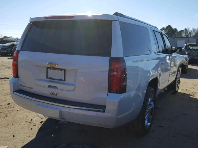 1GNSKJKC8GR216823 - 2016 CHEVROLET SUBURBAN K WHITE photo 4