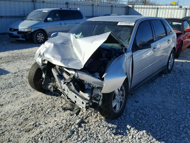 1G1ZT64855F227201 - 2005 CHEVROLET MALIBU MAX 银色 照片 2