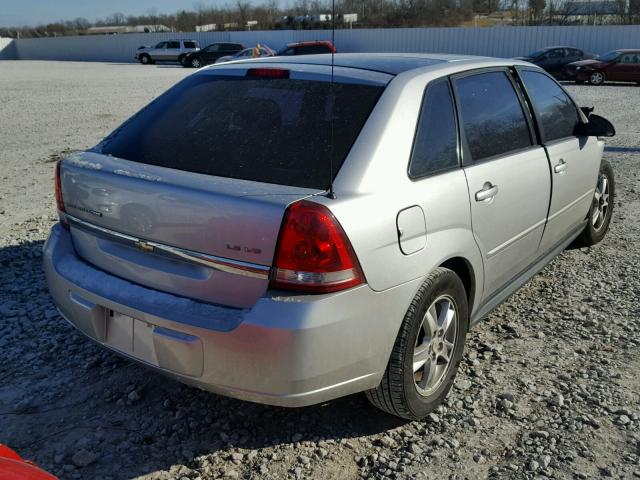 1G1ZT64855F227201 - 2005 CHEVROLET MALIBU MAX SILVER photo 4