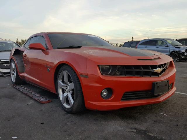 2G1FK1EJXA9216238 - 2010 CHEVROLET CAMARO SS ORANGE photo 1