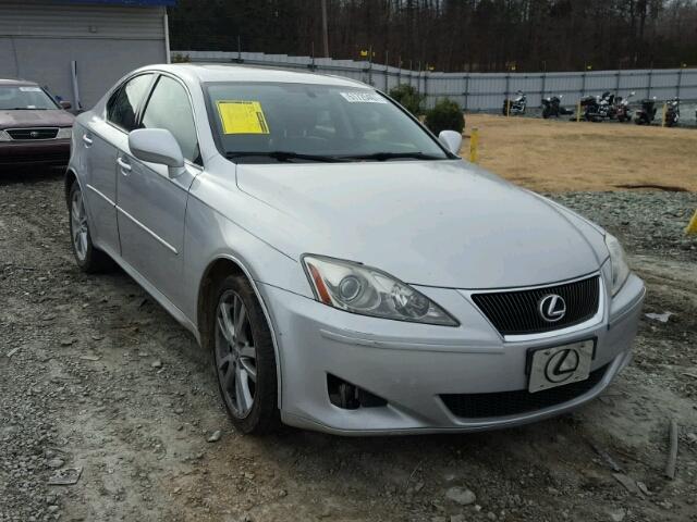 JTHCK262875015370 - 2007 LEXUS IS 250 SILVER photo 1