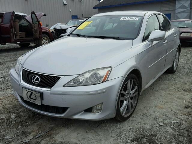 JTHCK262875015370 - 2007 LEXUS IS 250 SILVER photo 2