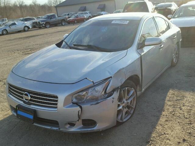 1N4AA5AP7BC869292 - 2011 NISSAN MAXIMA S SILVER photo 2