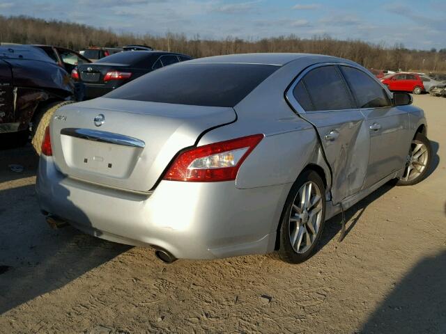 1N4AA5AP7BC869292 - 2011 NISSAN MAXIMA S SILVER photo 4